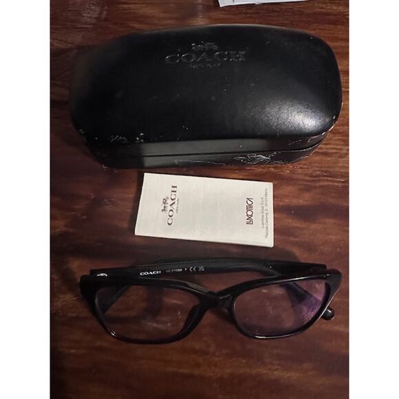 Coach HC6196U Shiny Black Women’s Eyeglasses NWT - Picture 2 of 3